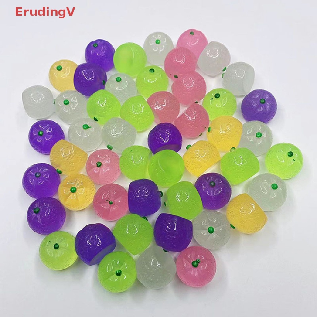 Set 5 Quả Cam Mini Bằng Nhựa Phát Quang Dùng Để Trang Trí DIY