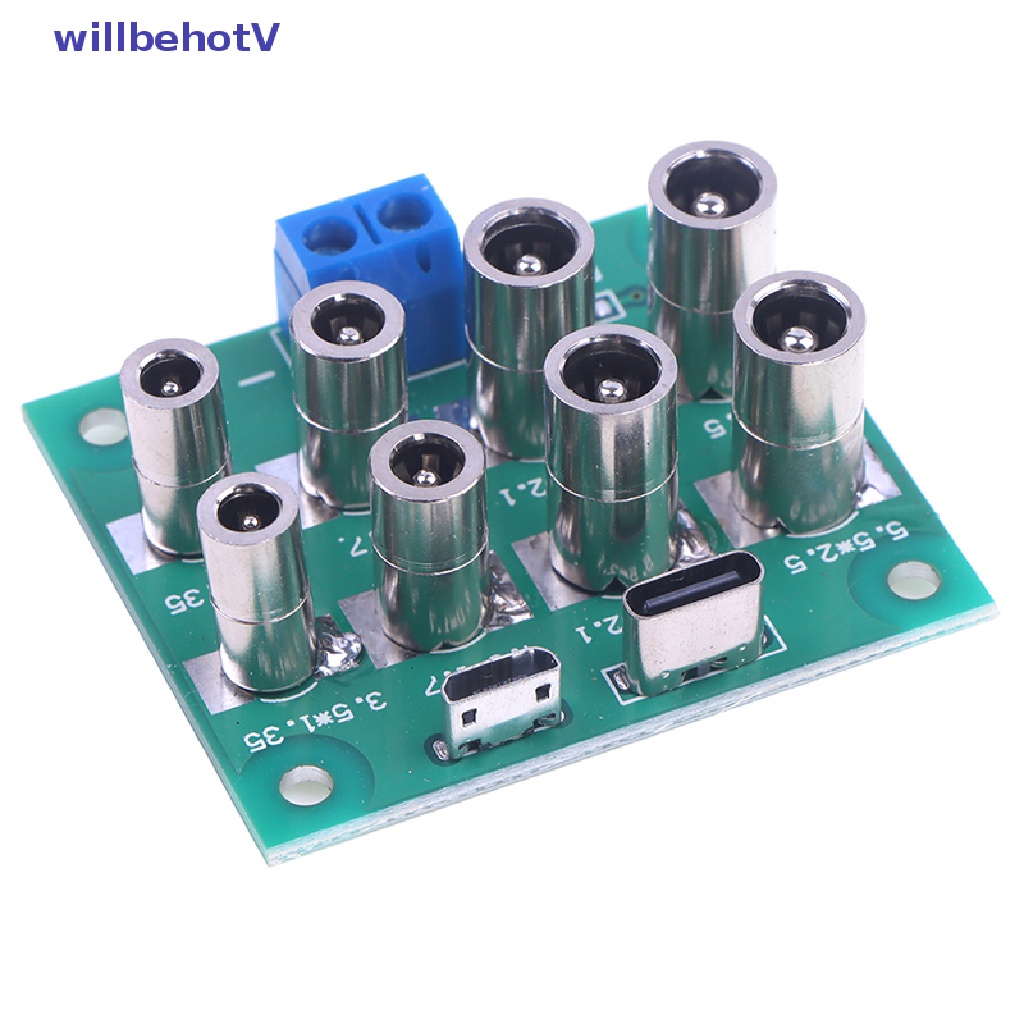 Bảng Mạch Chuyển Đổi Micro Type C Sang DC 5.5X2.1 / 2.5 4.0X1.7 3.5X1.35 mm PCB Chuyên Dụng