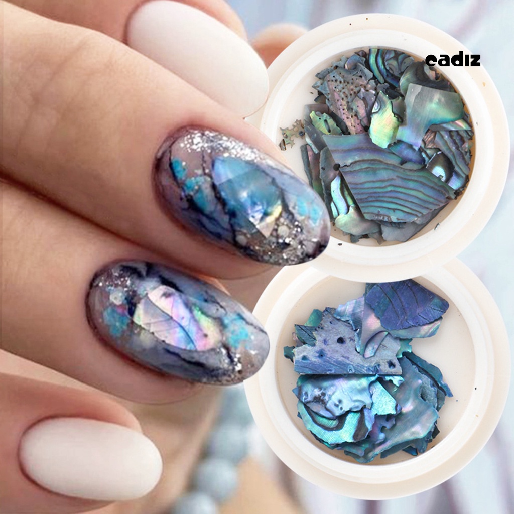 1 Hộp Kim Tuyến Lấp Lánh Hình Dạng Bất Đối Xứng 3D Trang Trí Móng Nghệ Thuật