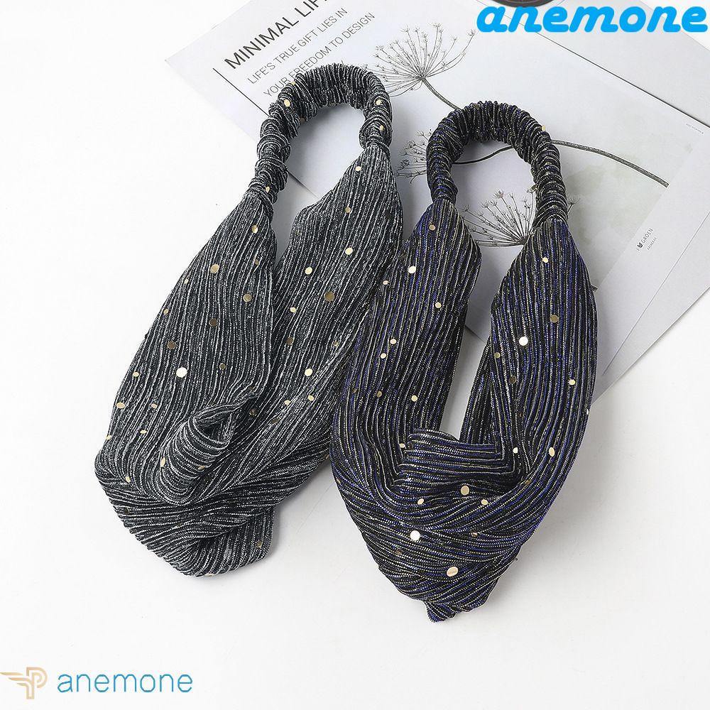 Băng Đô Cài Tóc Phối Ren Bản Rộng Phong Cách Retro Cho Nữ