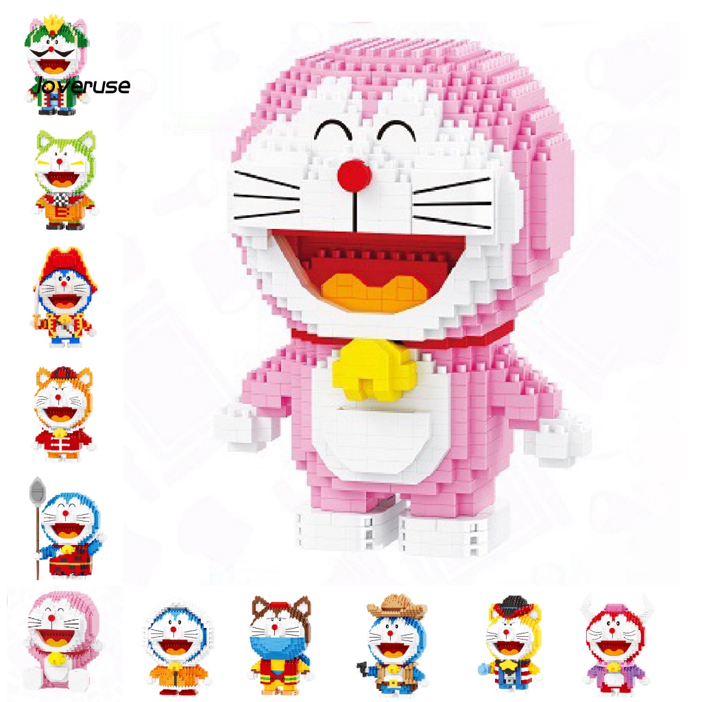 1 Bộ Đồ Chơi Lắp Ráp Mô Hình Doraemon Thân Thiện Với Môi Trường