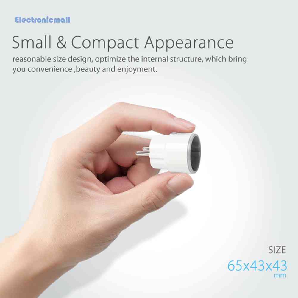 Ổ Cắm Điện Thông Minh Kết Nối WiFi EU 16A Mall01.vn