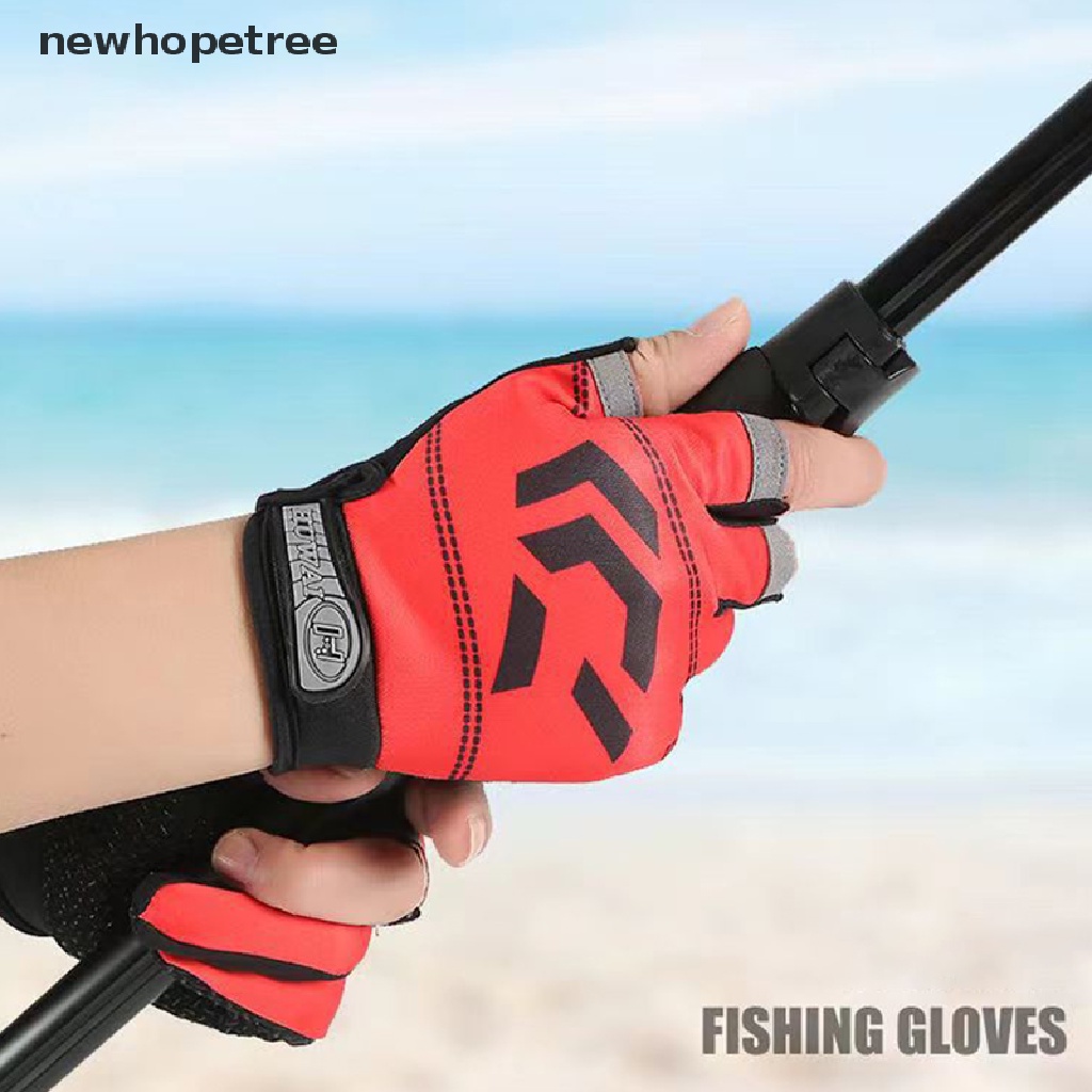 Găng Tay Hở Ngón Chống Trượt Thoáng Khí Thời Trang Nam