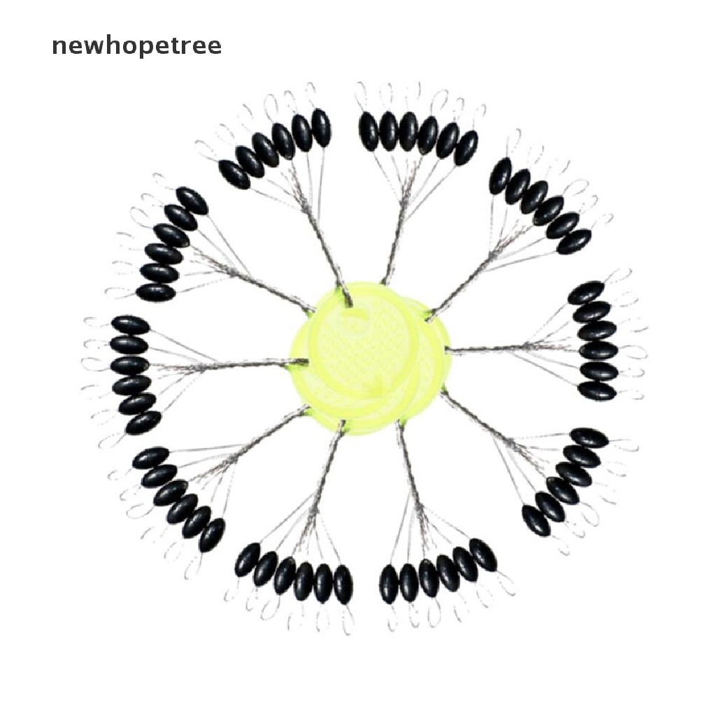 Nút Chặn Cao Su Màu Đen Hình Oval Cho Cần Câu Cá