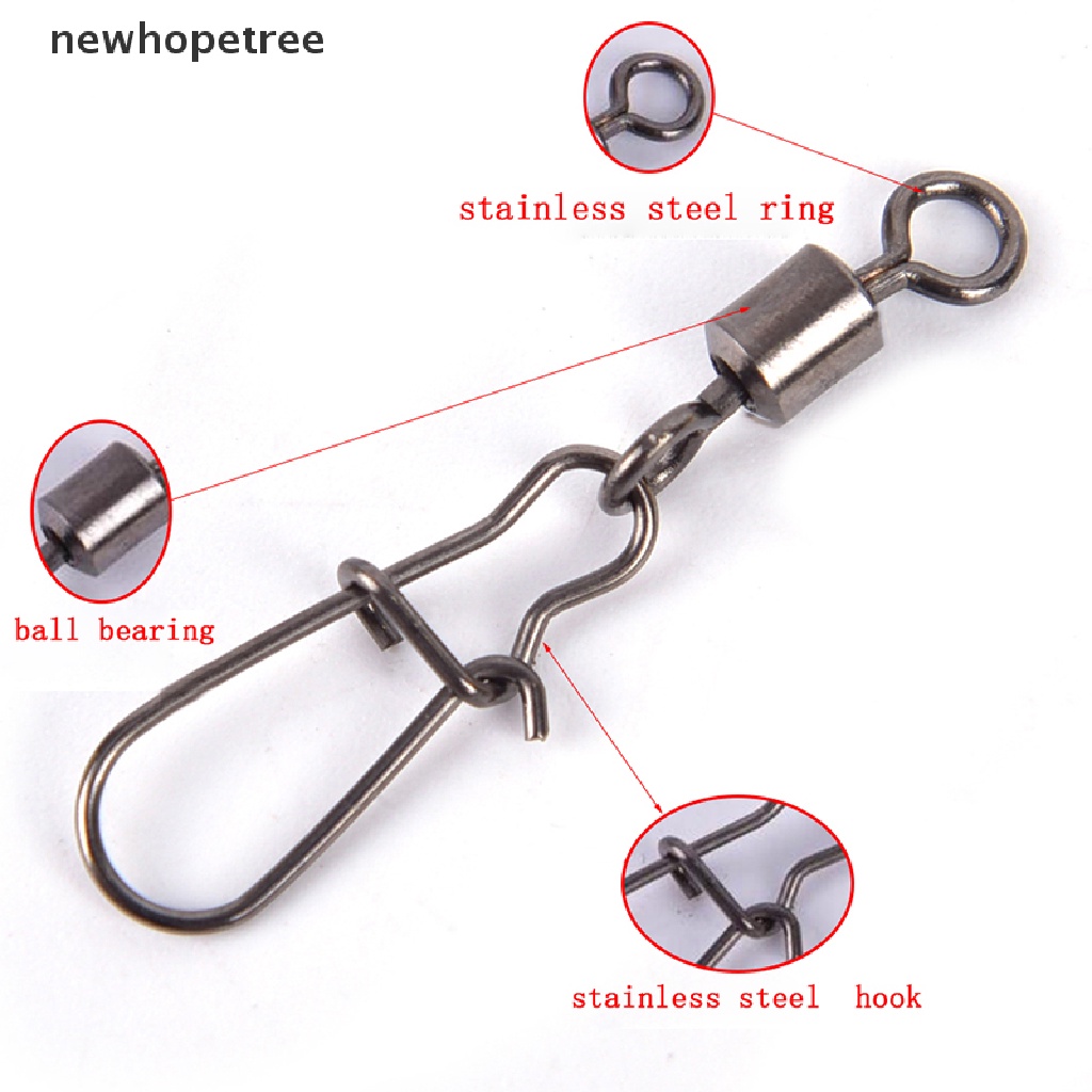 Bộ 10 Móc Câu Cá Có Khớp Khuyên Tiện Dụng