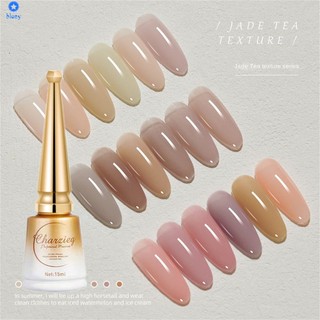 Sơn móng gel MAFFICK Charzieg 15ml nude băng trong suốt kết cấu dạng an toàn cho sức khỏe 30 màu