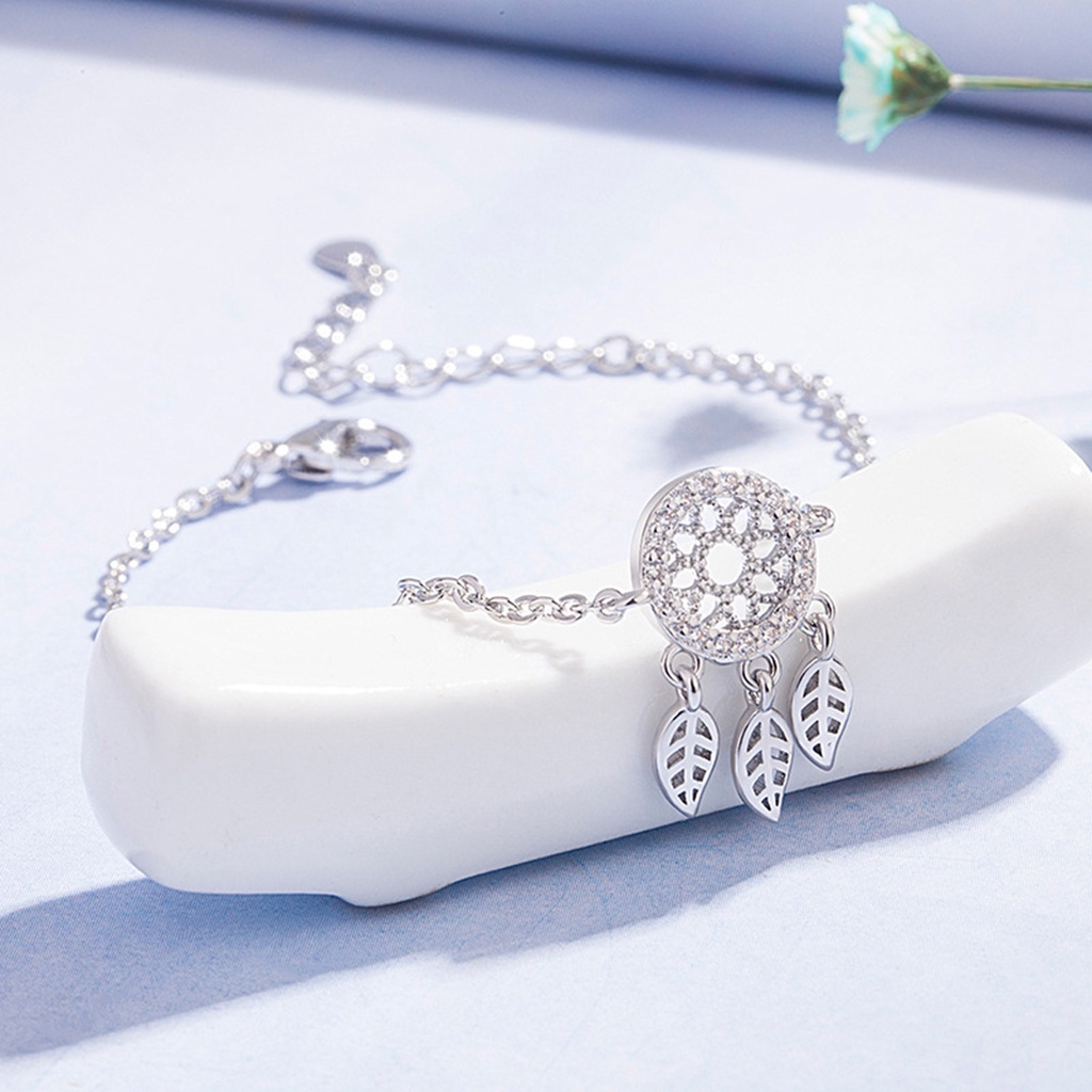 [Ts] Lắc chân Hình Dreamcatcher Phối Tua Rua Bằng Đồng Chống Mòn Quyến Rũ Cho Nữ Cuộc Sống