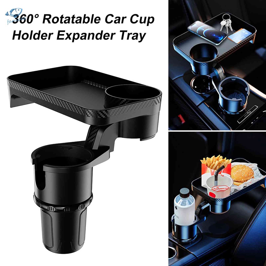 Giá Đỡ Cốc Nước Trên Xe Hơi Có Khay Tháo Rời Được Tiện Lợi