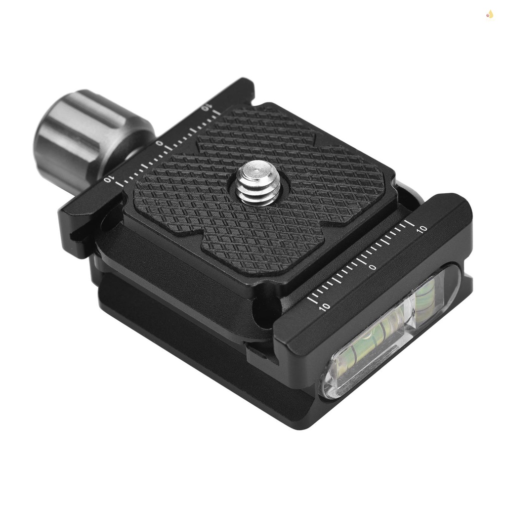 Ngàm Gắn Chuyển Đổi Tháo Lắp Nhanh Bằng Hợp Kim Nhôm Với Tấm QR 1 / 4 Inch Và Lỗ Vít 1 / 4 Inch Cho Tripod Mon