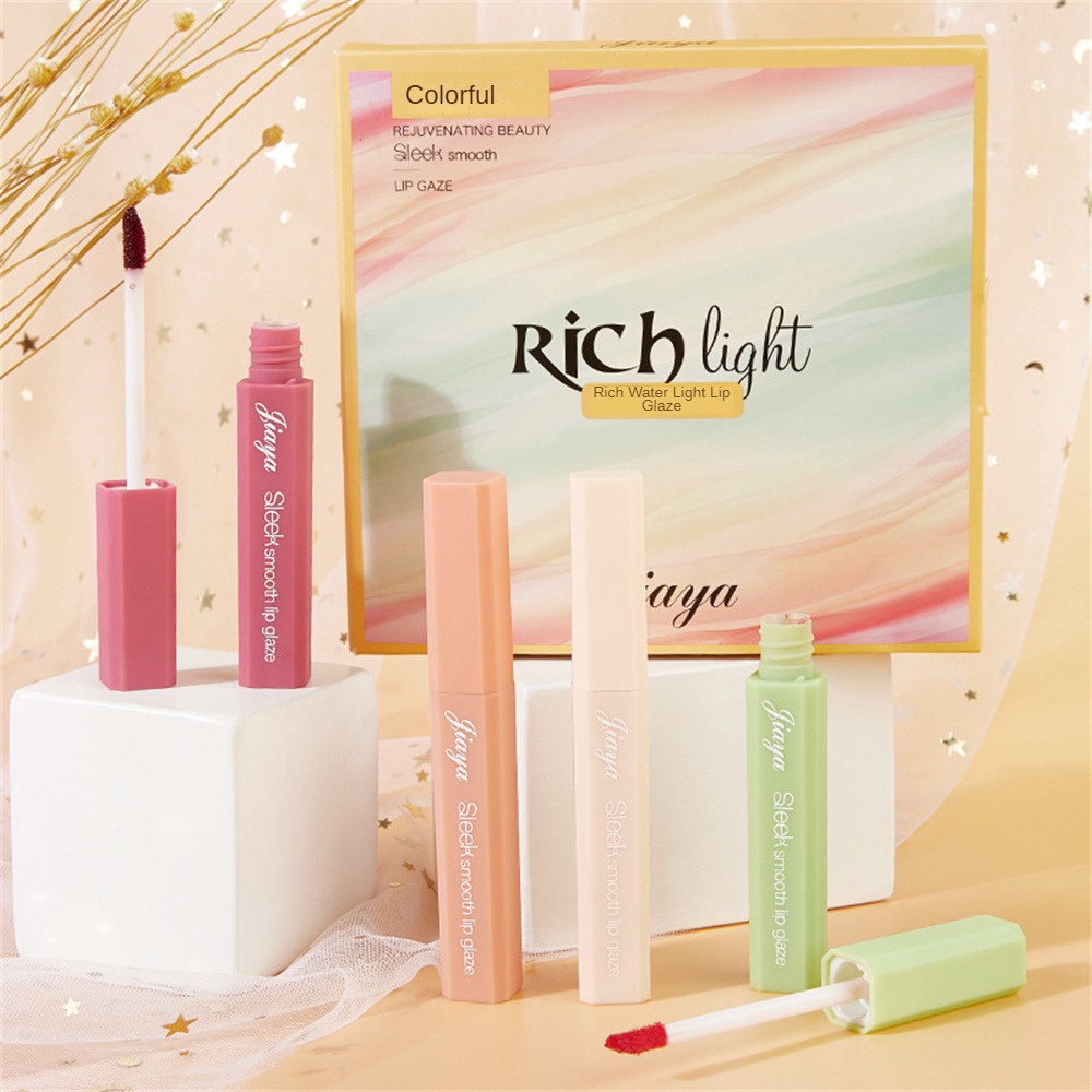 Jia Ya Son môi gương ánh sáng môi men giữ ẩm không dính cốc không thấm nước không làm mất sắc tố mỹ phẩm quà tặng ngày Valentine royal1.vn