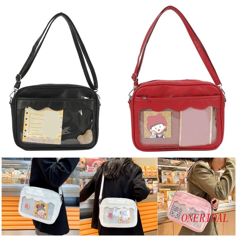 Túi Đeo Chéo Trong Suốt Phong Cách Harajuku Cho Nữ