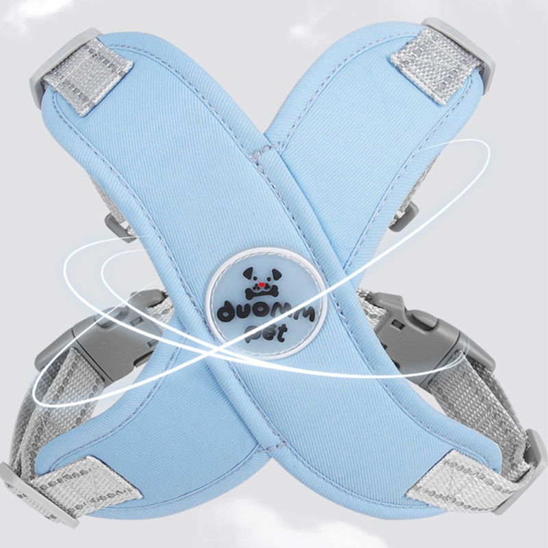 Áo Vest Phản Quang Có Vòng Kim Loại Và Dây Dắt Cho Chó Nhỏ Vừa Và Vừa