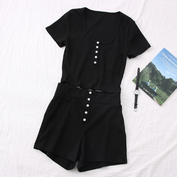 Bộ Đồ Thể Thao Hai Mảnh Phong Cách Hàn Quốc Thời Trang Mùa Hè 2023 y2k