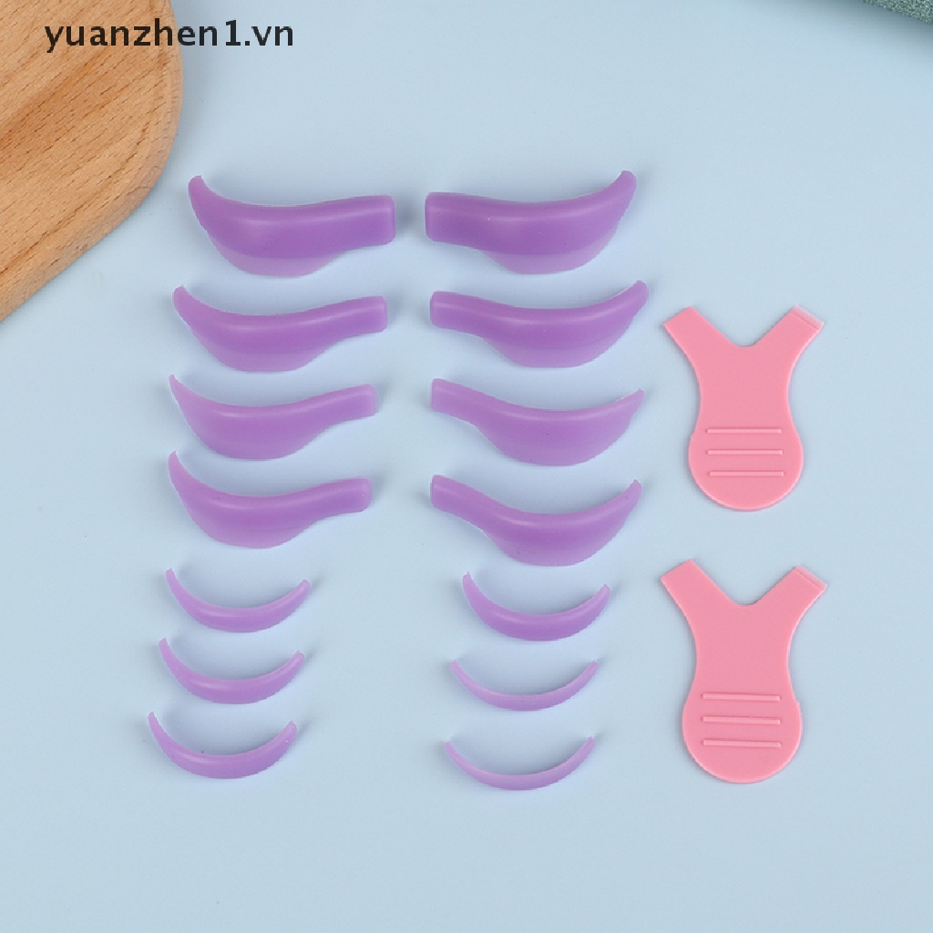Set 7 Cặp Đệm Silicone Hỗ Trợ Uốn Mi Tiện Lợi