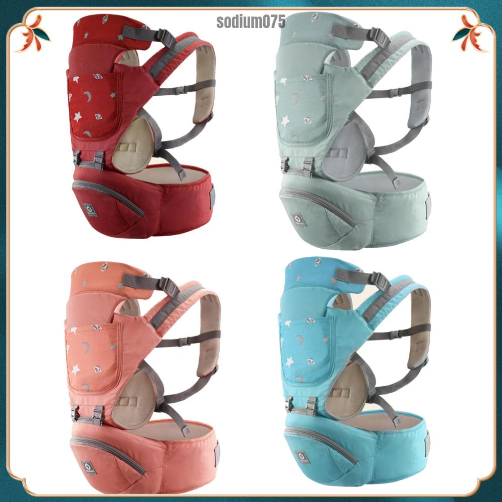Sodium075 Địu Em Bé 3 Trong 1 Hông Cho Trước Lưng Có Hỗ Trợ Thắt Eo Phân Và Túi Dành Trẻ Sơ Sinh Tập Đi
