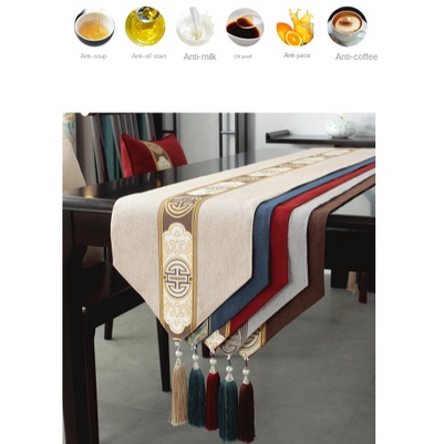 Khăn Trải Bàn Chống Thấm Nước Phong Cách Trung Hoa