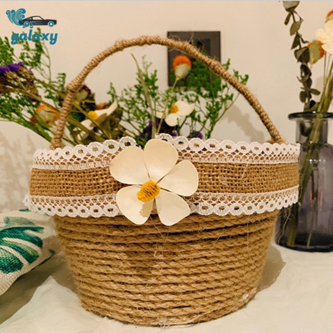 Galaxy 1 Cuộn Dây Đay Tự Nhiên 5mm 100m Dùng Làm Đồ Thủ Công Diy