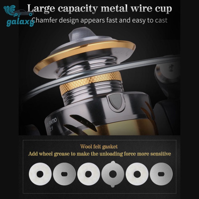 Máy Câu Cá galaxy Ar2000-7000 Tốc Độ Quay 5.2: 1