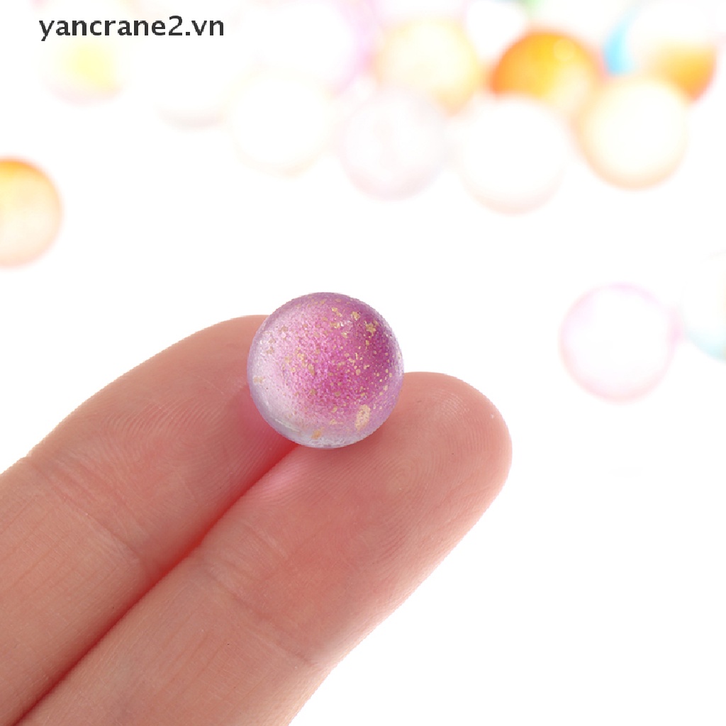 50 Bóng Kính Trong Suốt 12mm Dùng Trang Trí Bể Cá / Đồ Chơi Trẻ Em