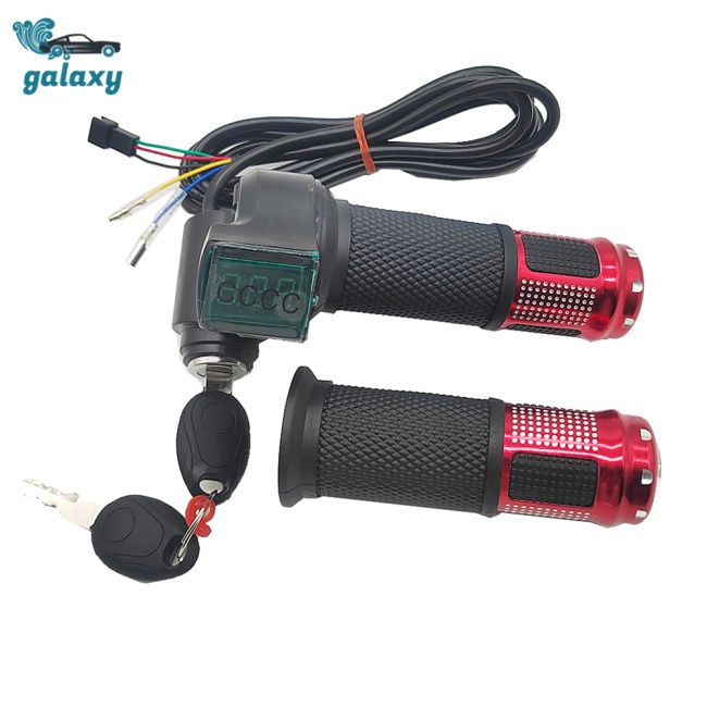 Galaxy 1 Cặp Tay Ga Xe Đạp Điện 12-84v Màn Hình Hiển Thị Kỹ Thuật Số