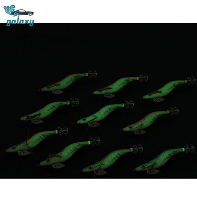 Galaxy 10 Mồi Tôm Giả Câu Cá Bằng Gỗ 2.5 / 3.0 / 3.5