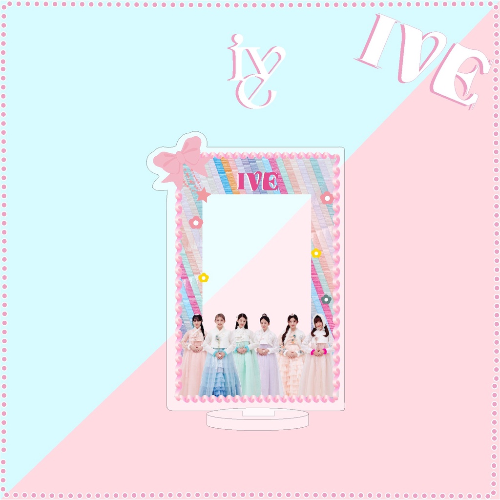 Khung Đựng Thẻ In Hình Nhóm Nhạc Kpop Ive