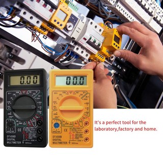 DT-830D Mini Digital Multimeter AC/DC Volt Amp Ohm Diode hFE Continuity Tester