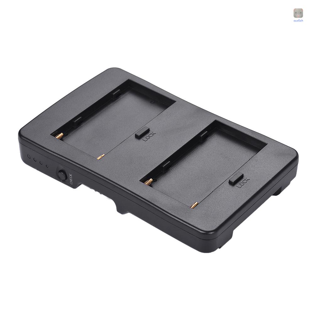 Tấm Chuyển Đổi Pin F2-BP NP-F F970 F750 F550 Thay Thế Cho Máy Ảnh 5D2 5D3 DSLR
