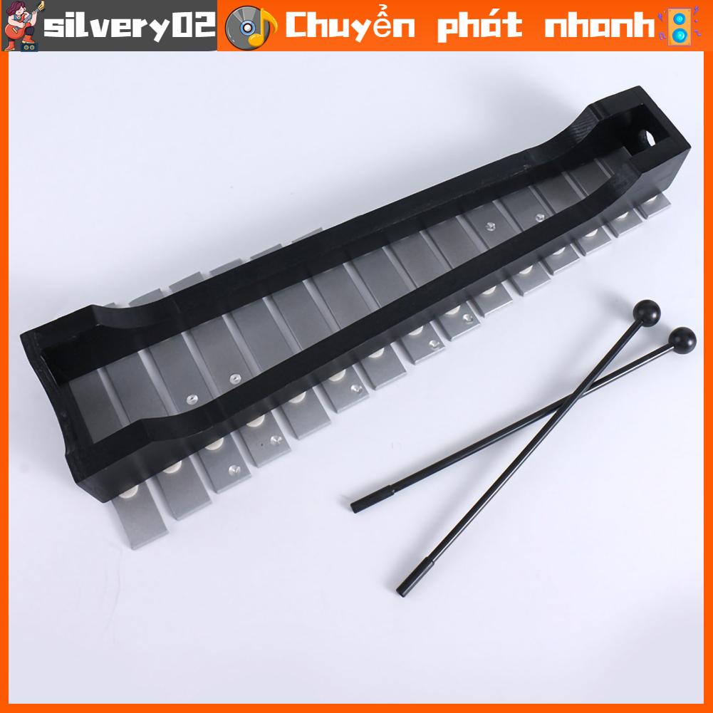 Glockenspiel Kit Bộ gõ nhôm Xylophone 15 giai điệu để khai sáng giáo dục sớm AKOASM
