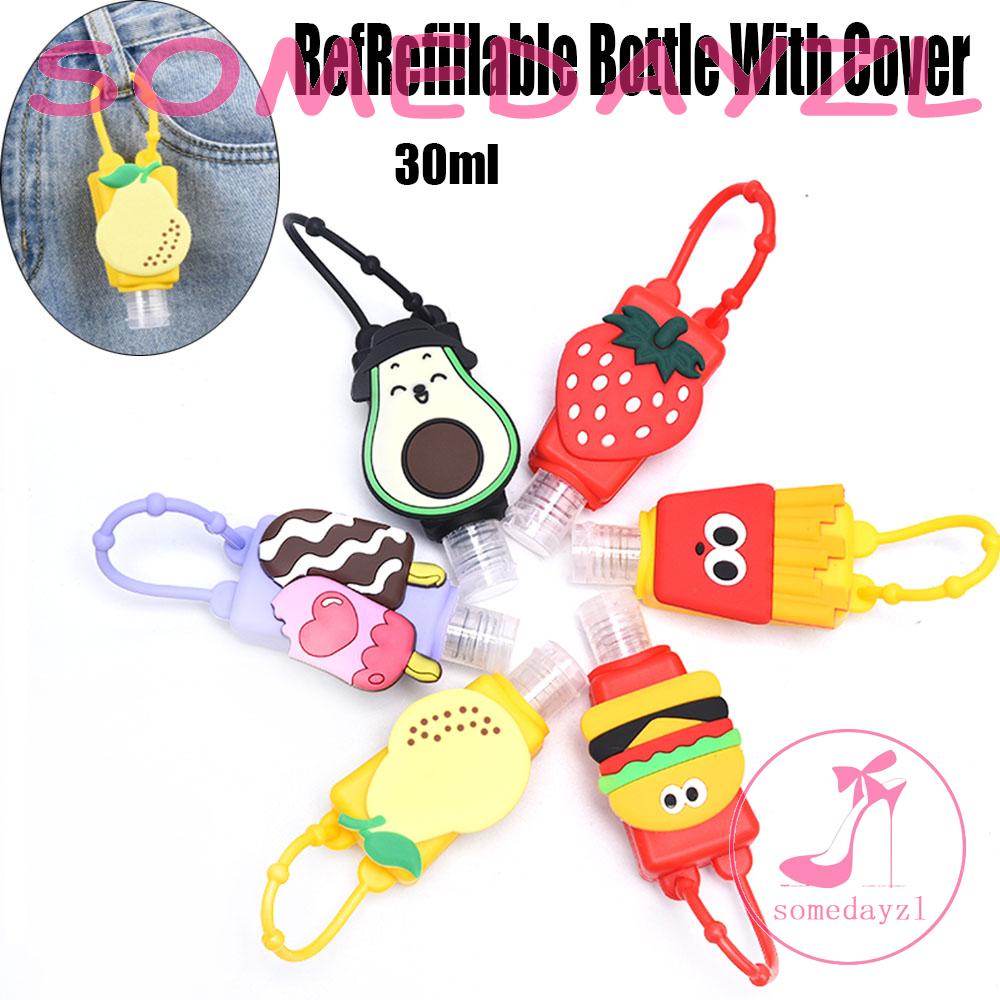 Chai Rỗng Đựng Nước Rửa Tay Có Thể Nạp Lại Kèm Vỏ Đựng Mỹ Phẩm Tiện Lợi Du Lịch