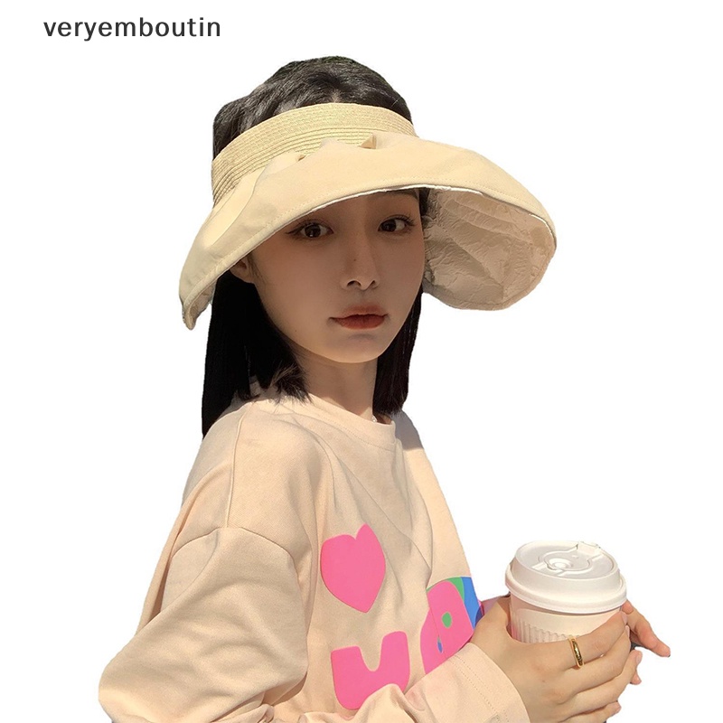 Mũ Chống Nắng Hai Mặt Hở Chóp Có Thể Gập Lại Hình Vỏ Sò Thời Trang Đi Biển Cho Nữ n