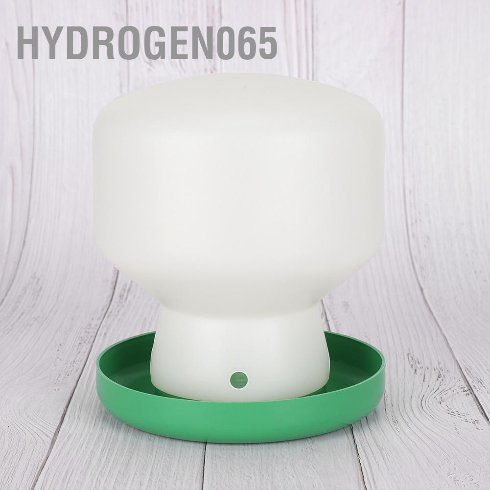 Hydrogen065 Lớn Nhựa Xanh Bao Trắng Nòng Vòi Nước Uống Tự Động Chim Ăn Đựng Cho Bồ Câu Vẹt