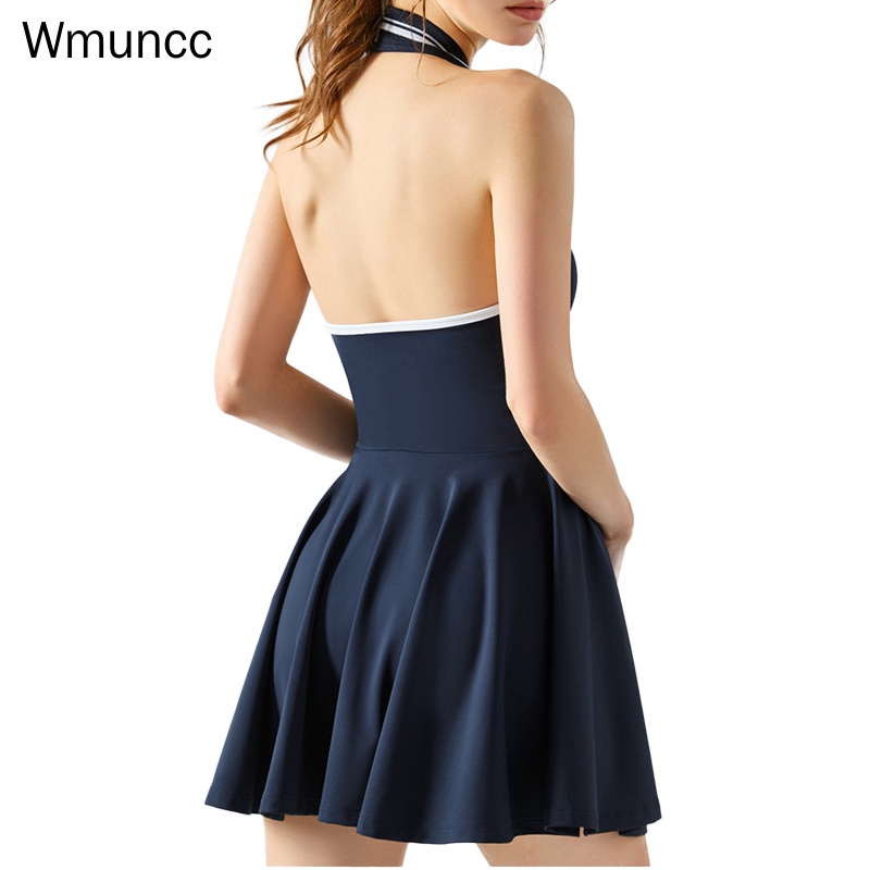 Đầm Thể Thao Cổ Bẻ Chống Chói Thời Trang Cho Nữ