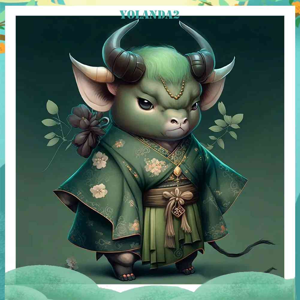 Tranh Đính Đá Kim Cương Toàn Bộ 5D DIY Hình Vẽ Gia Súc Trang Trí Nhà Cửa