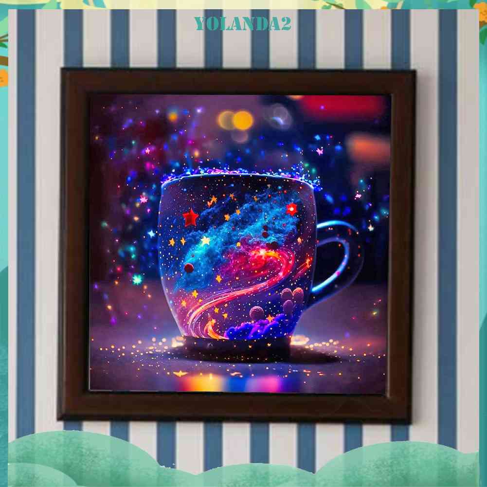 Bộ Tranh Đính Đá 5D Họa Tiết Bầu Trời Đầy Sao Độc Đáo DIY Dùng Trang Trí Nhà Cửa