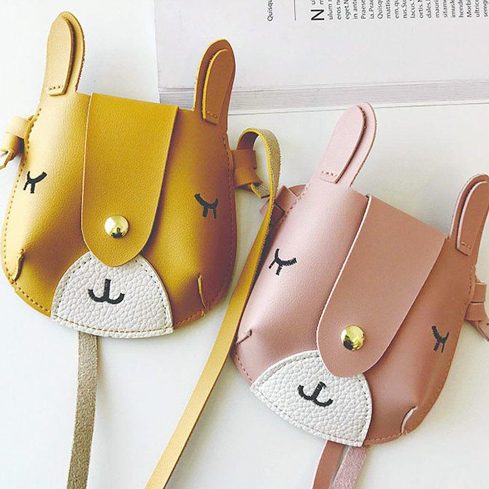 LAYOR1 Túi Đeo Vai Da PU HìNh CúN Dễ Thương Cho Nữ