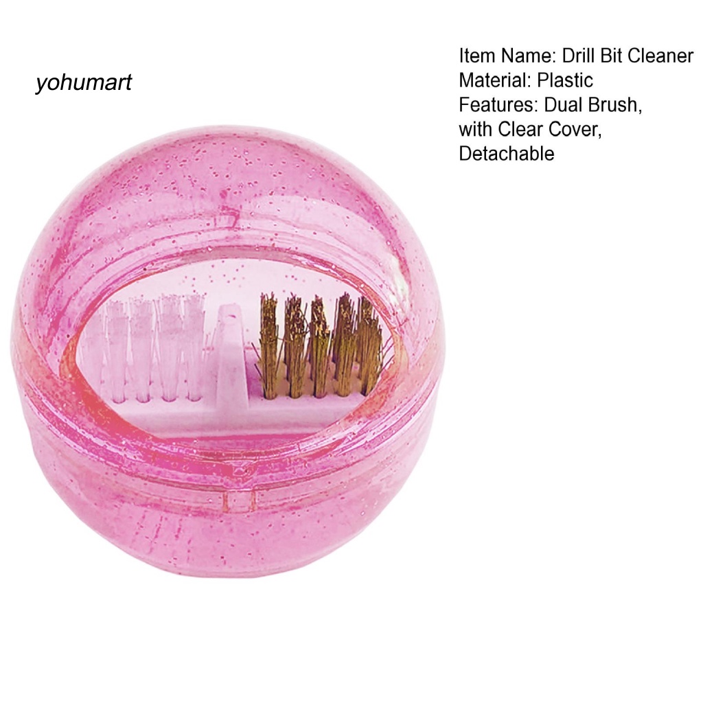 Cọ Cứng Đầu Mềm Trọng Lượng Nhẹ Dùng Để Vệ Sinh Đầu Mài Móng Tay