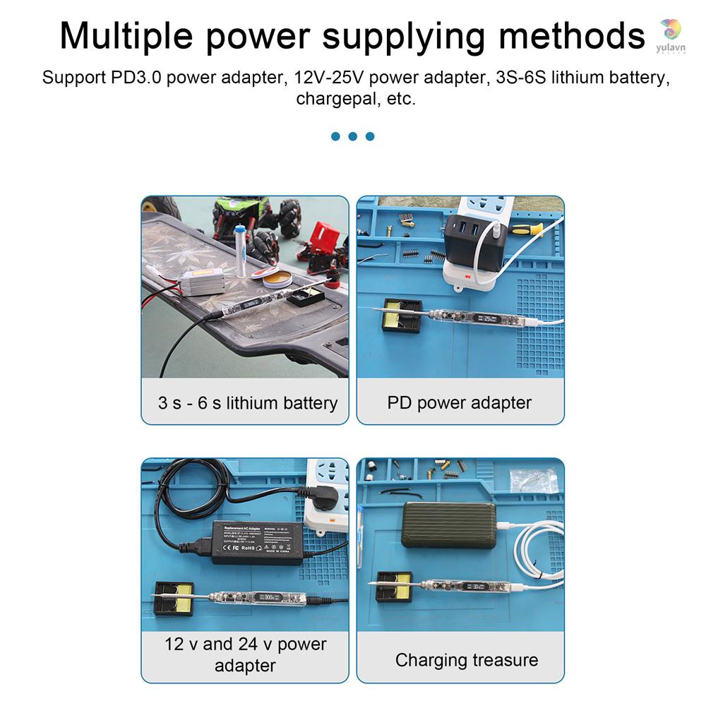 Bút Hàn Sắt 0.91inch 0.91inch Hiển Thị Nhiệt Độ 0-4500°C Đai Điều Chỉnh Nhiệt Độ Đa Năng Tiện Dụng