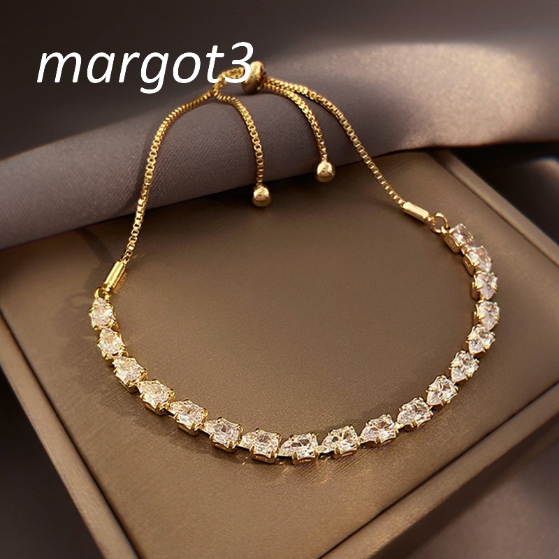 Vòng Tay Đính Đá Lấp Lánh Sang Trọng Phong Cách Hàn Quốc Cho Nữ