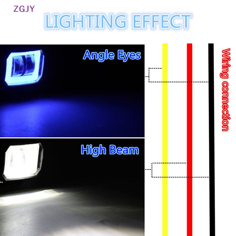 Đèn Pha Led Sương Mù 20W 12V 24V SUV Dành Cho Xe Mô Tô Jeep ATV Mới