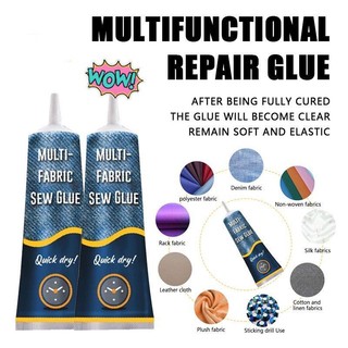 Super-stick sew glue liquid multi-fabric sewing multi function quần áo sửa chữa keo universal kit fast tack dry dụng cụ may