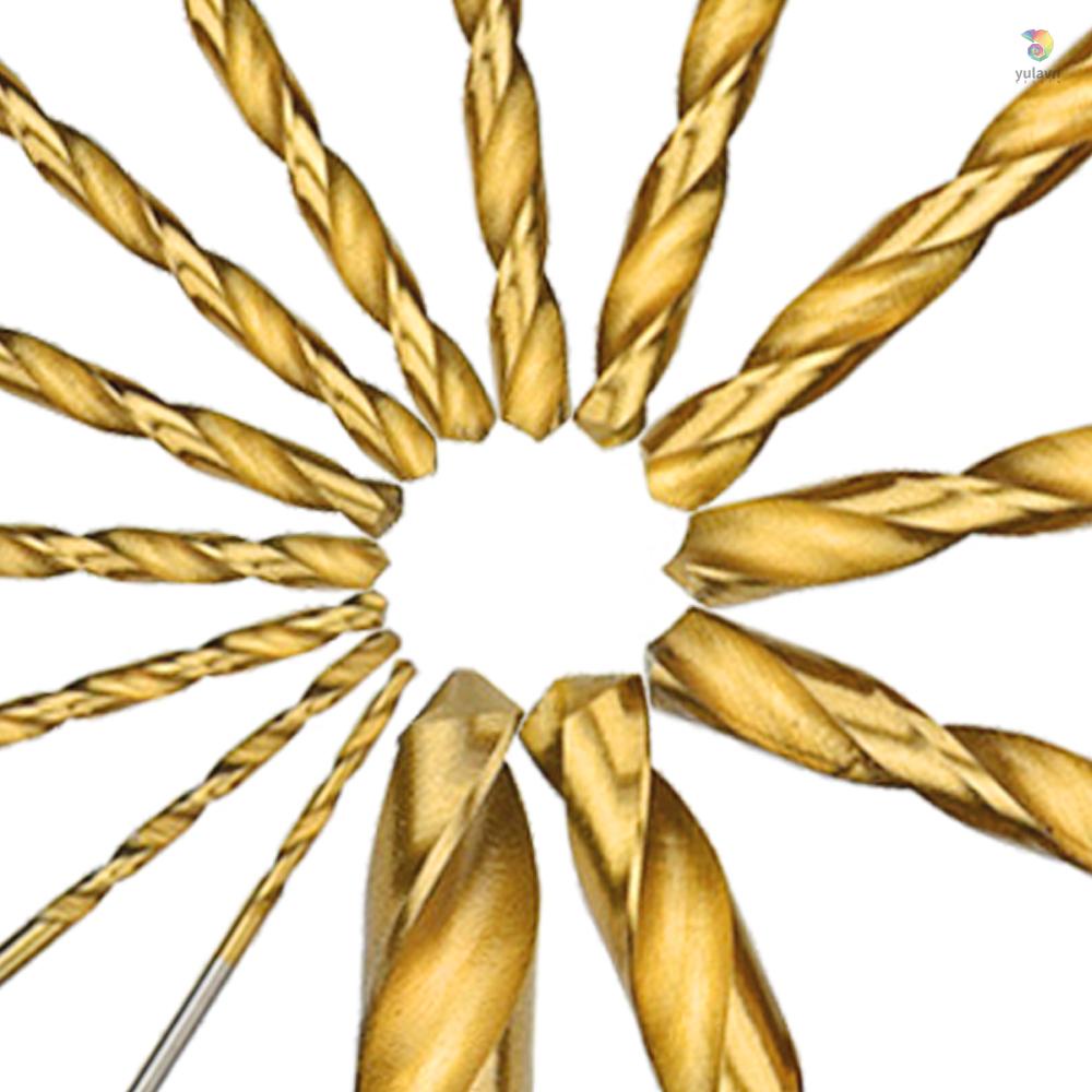 Bộ 99 Mũi Khoan Xoắn Tốc Độ Cao Bằng Thép Titan + Hợp Kim Đồng + Hộp Đựng Ốp