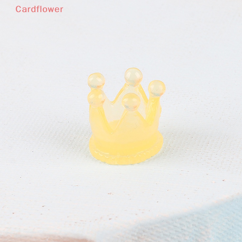 &lt; Cardflower &gt; Vương Miện Nhỏ Phát Sáng Trang Trí Phong Cảnh Sáng Tạo DIY Mới
