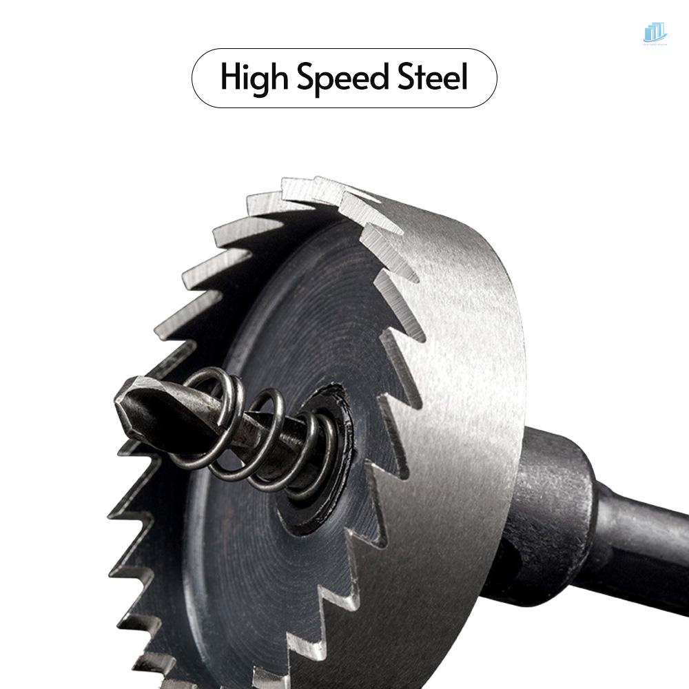 Set 6 Mũi Khoan Lỗ HSS 16 / 18.5 / 20 / 25 / 30 / 35mm Bằng Thép Không Gỉ Tiện Dụng