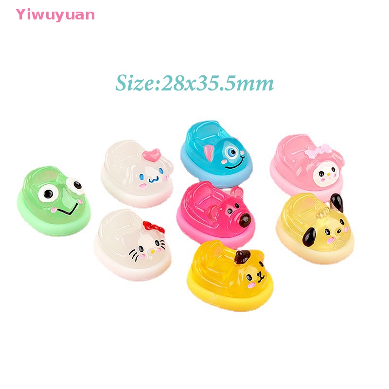 < Yiwuyuan > Đồ Chơi Xe Hơi Đồ Chơi Ba Chiều Dạ Quang Keo Dán Trang Sức Điện Thoại Di Động Bằng Nhựa Resin DIY Mới