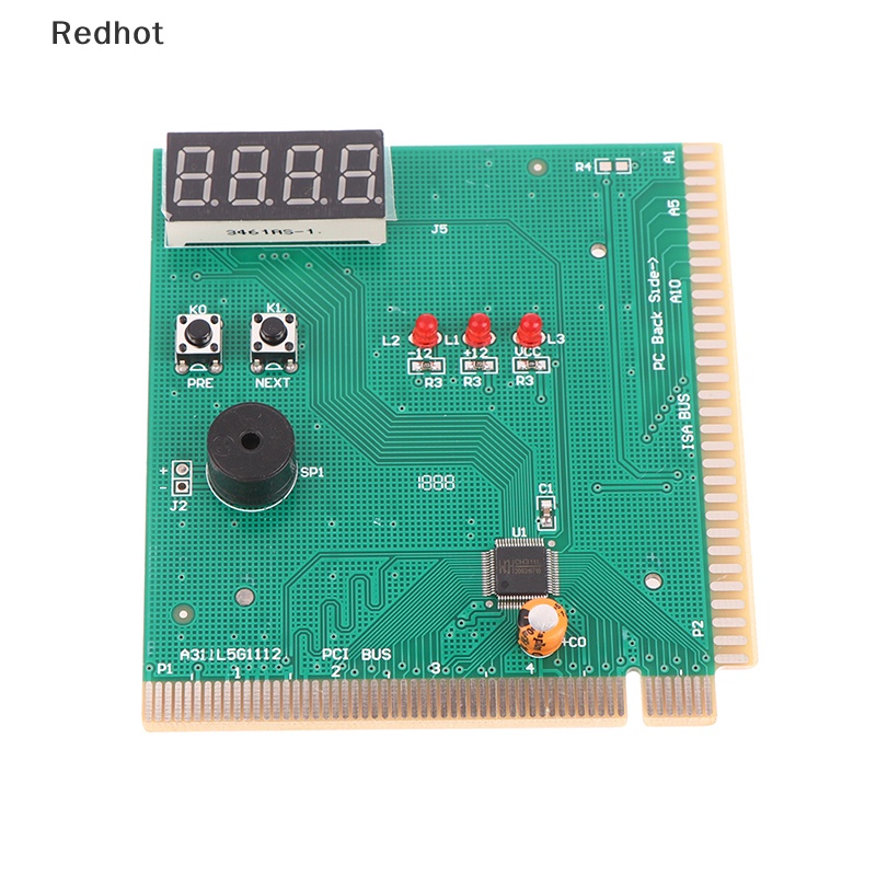 &lt; Redhot &gt; Bảng Mạch Chẩn Đoán PCI &amp; ISA 4 Chữ Số Thẻ Đọc