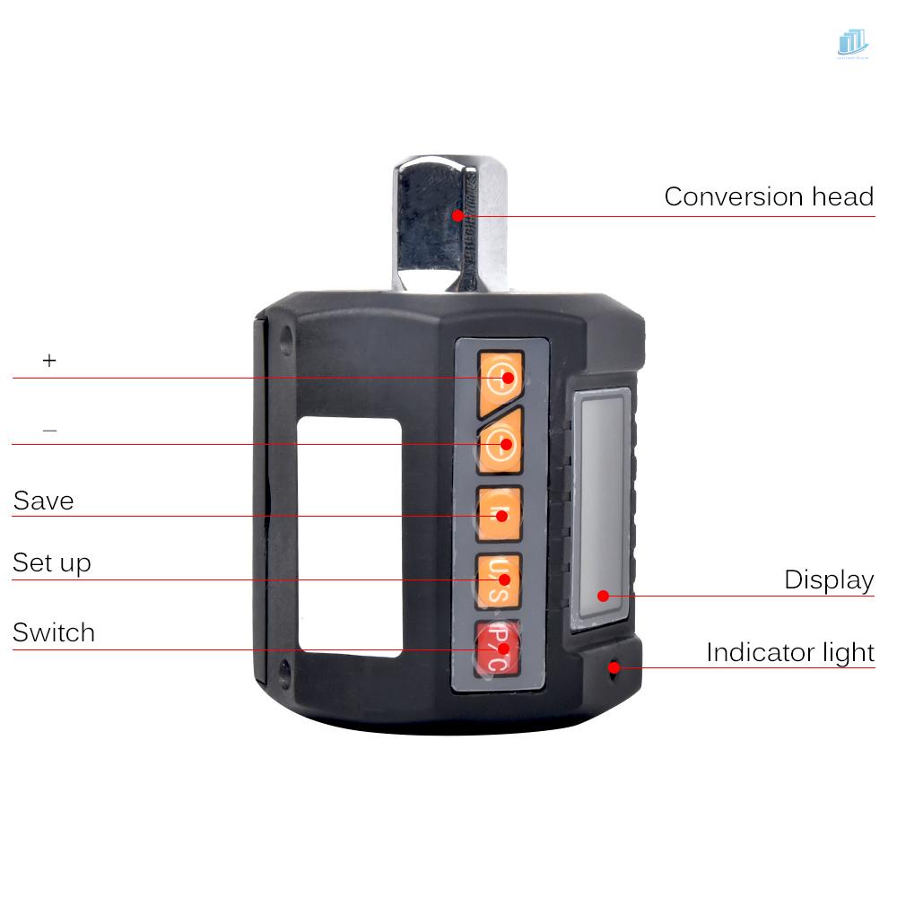 Máy Đo Mô Men Xoắn Điện Tử s2mwvn Với Màn Hình LCD Hiển Thị Nm, Kg-Cm, Ft-Lb, Tầm Xa 3-30Nm