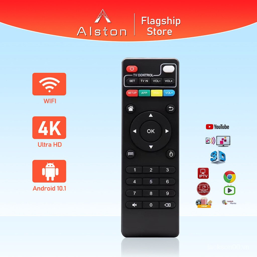 Điều Khiển Từ Xa Thay Thế Thông Dụng Cho Mxq Pro 4K Android Ultra HD Smart TV Box
