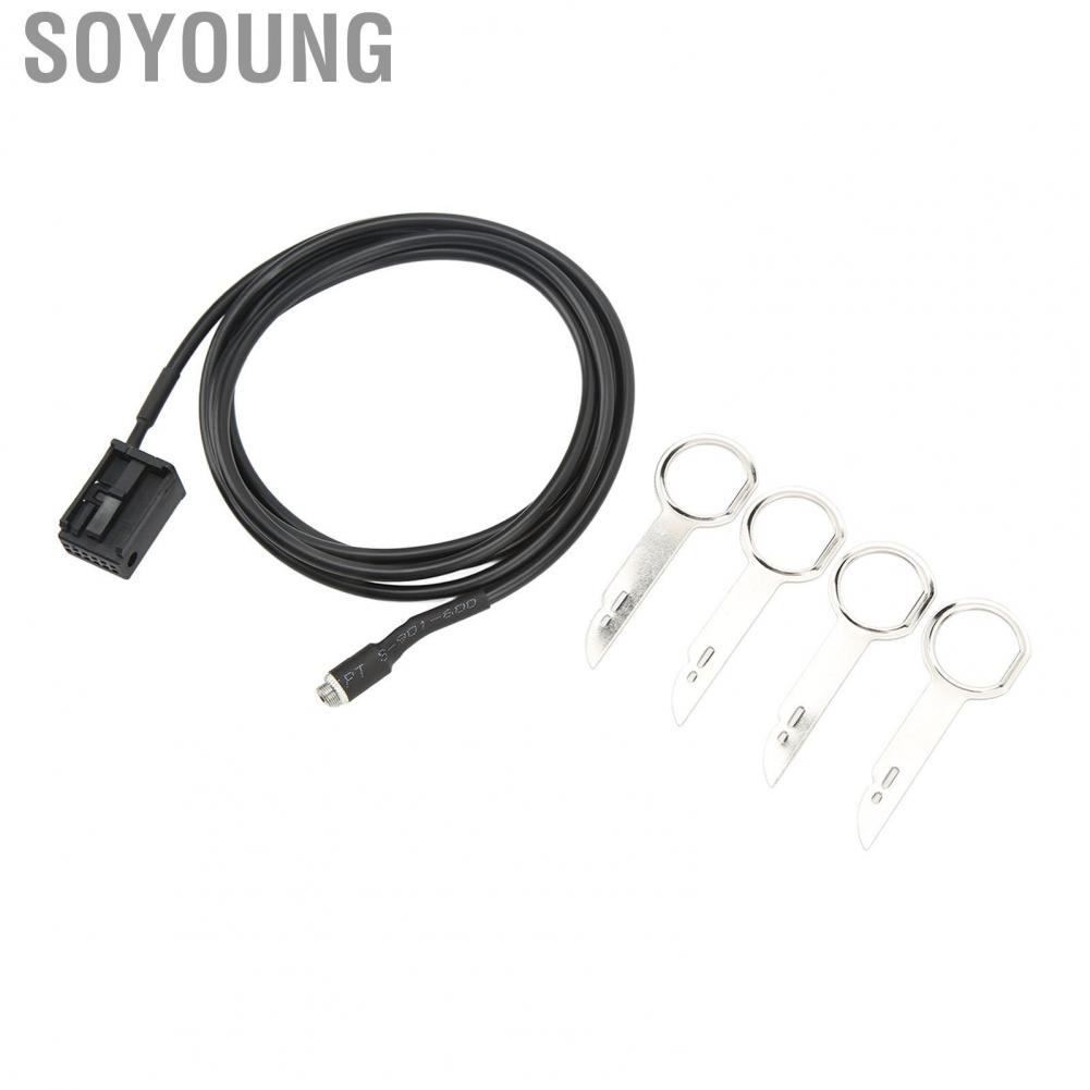 Soyoung Music Adapter Aux in Audio Cable Long Service Life  for Car