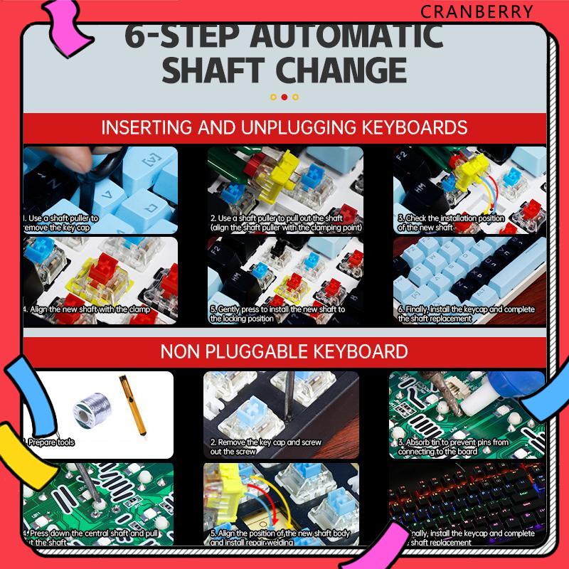 Gateron Pro Switch/Cleam Yellow - RGB/Linear/Tactile/Giá Rẻ Hiệu Năng Cao Dùng Cho Bàn Phím-CY